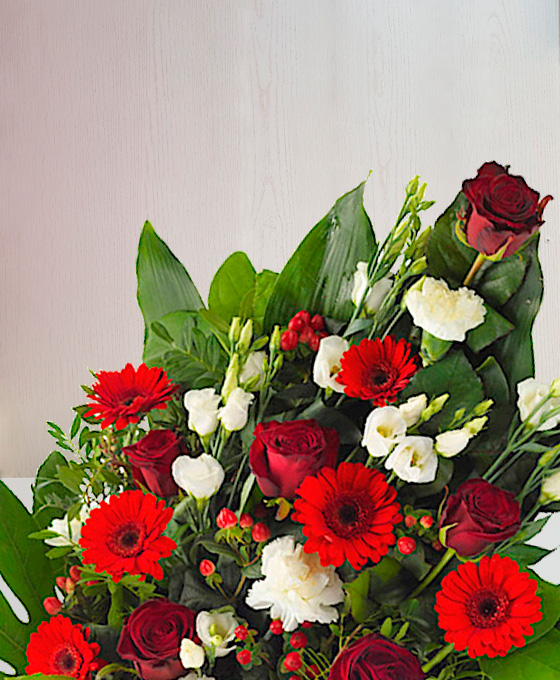 Ramo de flores para difunto al tanatorio